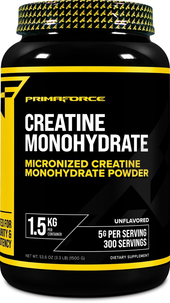 Primaforce Creatin Monohydrát dodatek - 1.5 KG - Mikronizovaný prášek
