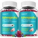 2 Pack Ashwagandha Gummies, Podpora imunity, Relaxace, Klid Mood & Zzz, Ashwagandha doplňky pro muže a ženy, Přírodní borůvkový Flavor, 120 Počet