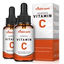 Lipozomální vitamin C 2000mg tekutý pro dospělé, vysoce absorpční VIT C, maximalizovat vitamín C, imunitní systém a antioxidační podporu, 60ML (2 lahvička)
