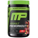 MusclePharm Assault Pre Workout Prášek pro muže a ženy - Energy & Strength Boost Pre- Cvičení doplňky s Beta Alanine, Kofein, Creatine & Betaine Bezvodý - 30 Podání, Ovocný punč Flavor