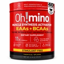 Mino Essential Amino Acids Dodatek. Tropická tříska, stimulant- volný prášek. Všech 9 EAA, BCAA a Perfektní Amino pro cvičení, Amino Energy, a Building Muscle, a Recover Faster.