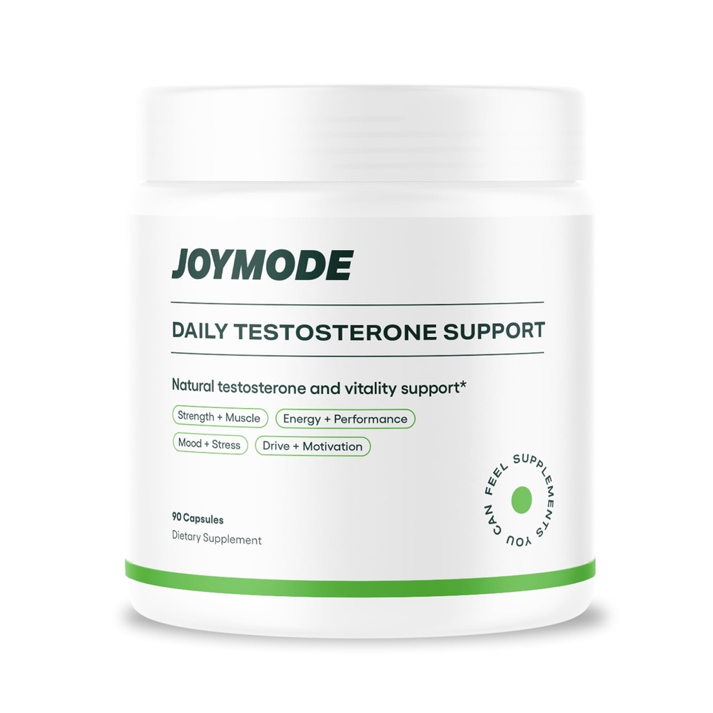 JOYMODE Testosteron Support Complex (180ct) - přírodní doplněk pro muže w / Ashwagandha, DIM, hořčík, zinek a boron - balení po 2