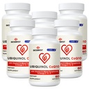 Ubiquinol CoQ10-600mg-Softgel, Aktivní Coq10 Ubiquinol dodatek s vitaminem E & Omega 3, 6, 9, Vysoká absorpce -Coenzyme-Q10, Výkonný antioxidant pro výrobu energie, Testováno, 360 Počet