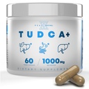 TUDCA + 1000mg doplněk soli pro podporu jater, detoxikaci, stravitelné zdraví a zdraví pokožky - Vyrobeno v USA (60 Veganských kapslí)