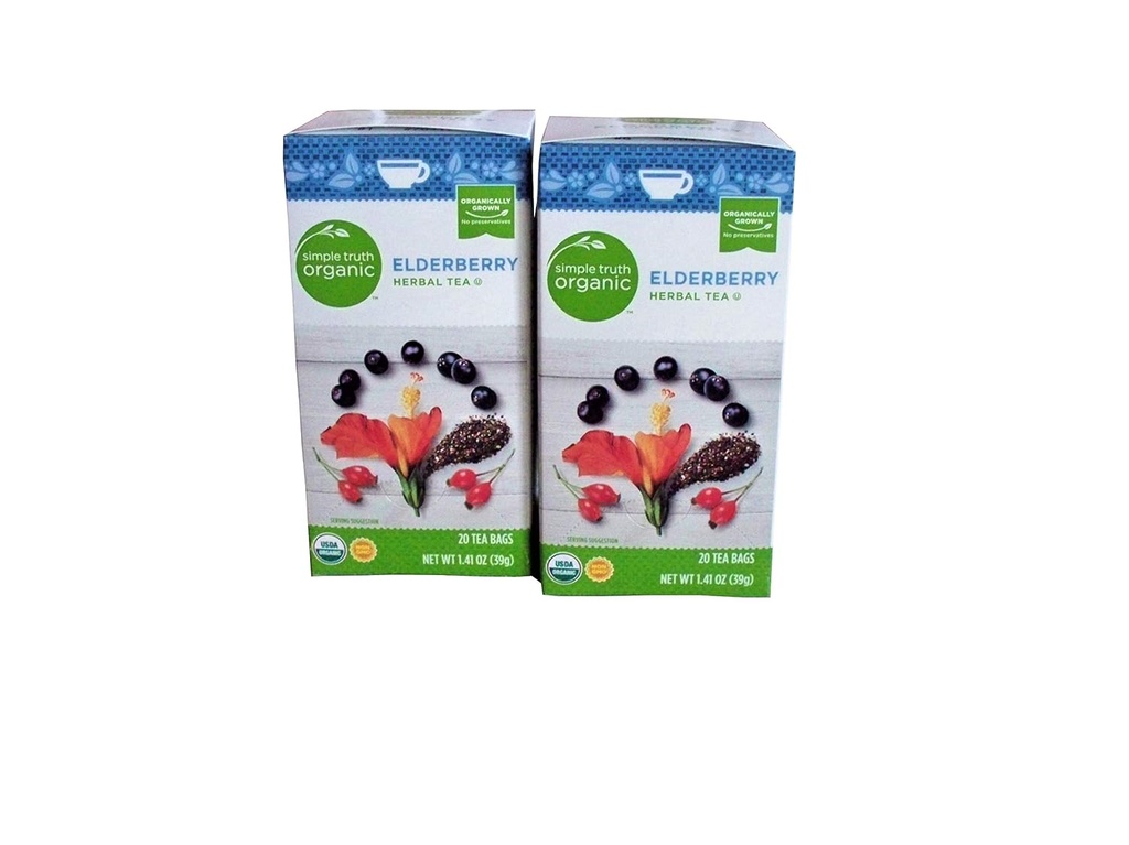 Jednoduchá pravda Organic Elderberry Bylinný čaj 20 ct (Balení po 2)