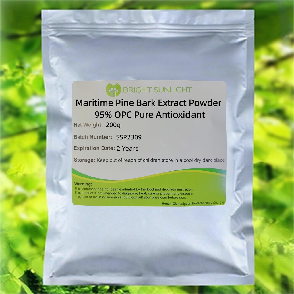 Námořní borovice Bark Extract Powder 95% OPC čistý antioxidant 200g