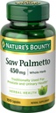 Příroda Bounty Saw Palmetto, bylinný doplněk zdraví, prostata a močové zdraví, 450 mg, 100 Kapsle