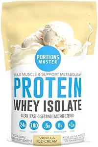 Přístavy Master CFM Syrovátka izolát proteinový prášek, 2 LB, 23g Nízký karb, nízký tuk, Cold- zpracované, rychlé absorbování, růst svalů a podpora obnovy (Vanilla Ice Cream)