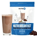 Nutriční snídaně Nutrillermo / Keto Protein Collagen Powder s MCT Oil / MCT Oil Powder / Keto Collagen Peptides s Grass- Fed Bovine Collagen Typ I & III (15.9, Čokoláda)