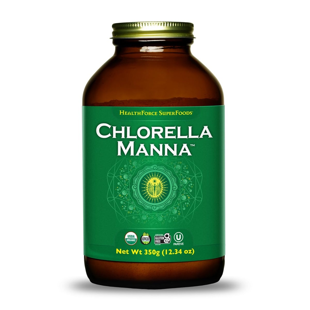 HealthForce SuperFoods Chlorella Manna - Prášek - 350 Grams