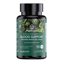 PlantFusion Vegan Železný dodatek pro ženy a muže - Gentle Plant- Based Iron with Vitamin C, Methyl B12, Folát - Non- Constipating, Wholefood Iron Pills for Energy, Anemia & Blood Support, 60 Kapsle