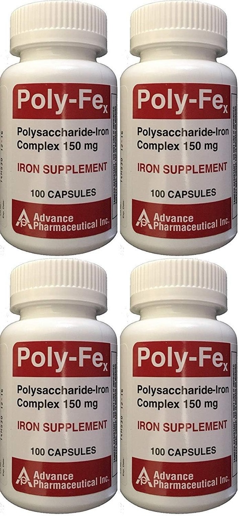 Polysacharid Komplex železa 150 mg Kapsle Doplněk k železu 100 Kapsle na balení po 4 celkem 400 Kapsle