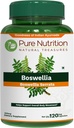 Čistá výživa Boswellia Serrata 15: 1 Extract 600mg CLAS124; 120 Cap CLAS124; Min 65% Boswellic Acids CLAS124; Každá Serving Offer 600mg 15: 1 Extract Ekvivalent to 9000mg Raw Botwellia Powder CLAS124; Non- GMO