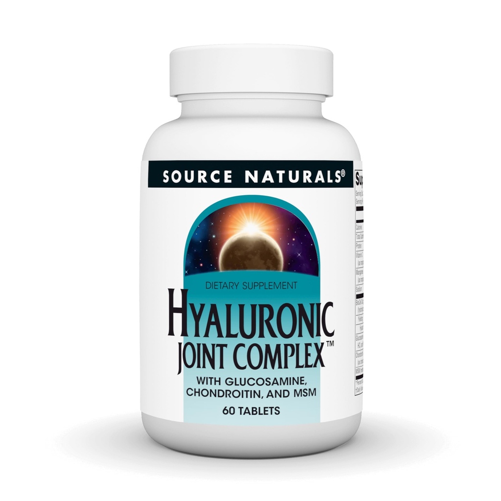Zdroj Naturals Hyaluronic Společný komplex s Glucosamine, Chondroitin & MSM Extra síla - 60 Tablety