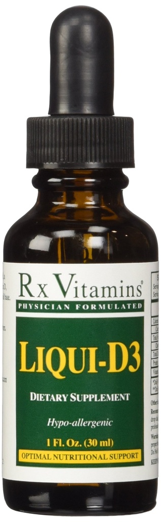 Rx Vitamins Liqui-d3 2000 Iu, 1 Fl Oz (balení po 1)