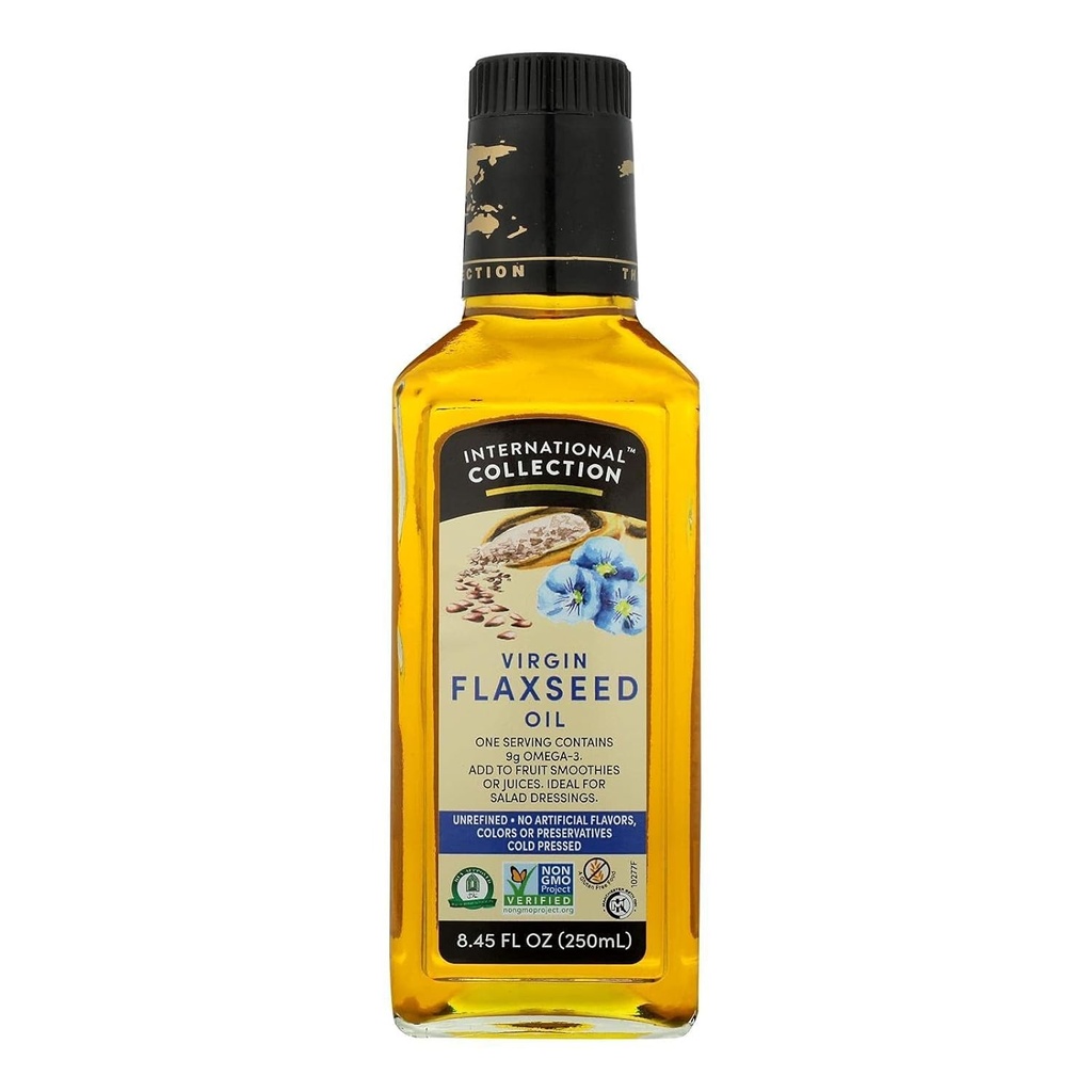 Mezinárodní sbírka, Oil Flax Seed, 8.45 OZ (balení po 6)