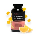 Legion Creatin Monohydrát gumové - čisté žvýkací creatine dodatek pro sílu, vytrvalost a svalovou obnovu - 30 Lemon Drop Flavor Servings - Žádné umělé příchutě nebo sladkosti.