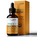 Liquid Probiotic for Women, Men, Kids, Toddler Probiotic: USDA Organic Probiotics, Vegan Probiotic Liquid & Alfalfa Blend + Acidophilus for Gut Health, Dairy Gluten Sugar Free, Non- GMO Oral Probiotics