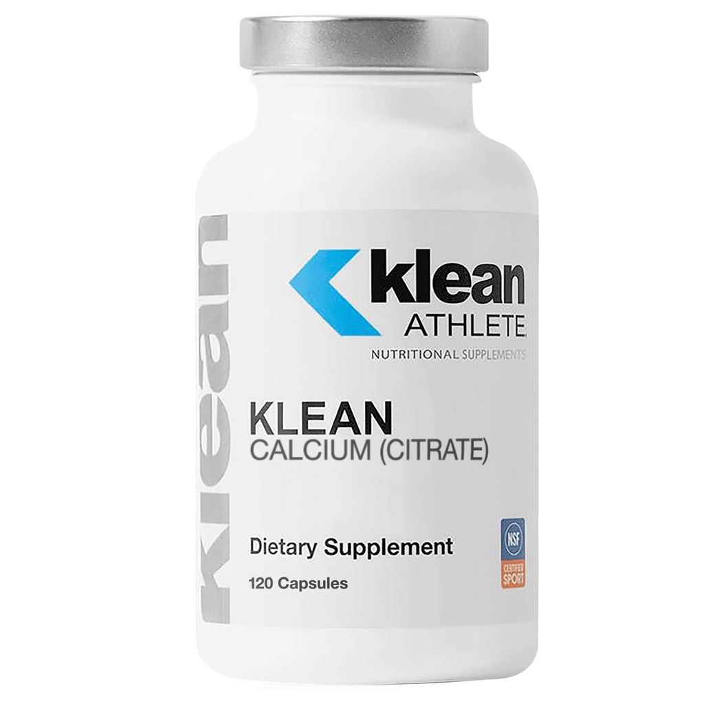 Klean ATHLETE Klean vápník Citrát - pro zdraví a hustotu kostí - Kostní podpora pro sport * - Gluten Free, Vegan & Non- GMO - 120 Kapsle