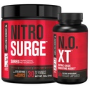 Jacked Factory Nitrofresh Shred Thermogenic Pre- cvičení v Orange Ananas & N.O. XT Nitric Oxide Booster pro muže a ženy