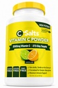 C-Soli vitamin C prášek dodatek - 100% čisté vysoké dávky Buffered vitamin C prášek pro imunitní podporu - Organic, Sugar- Free, Vegan, Non- GMO, Stomach- Friendly, Lemon Lime 26oz