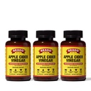 Bragg Apple Cider Ocet Kapsle s vitaminem D a zinkem - (3 balení) 90 Kapsle - Podpory Imunitní systém