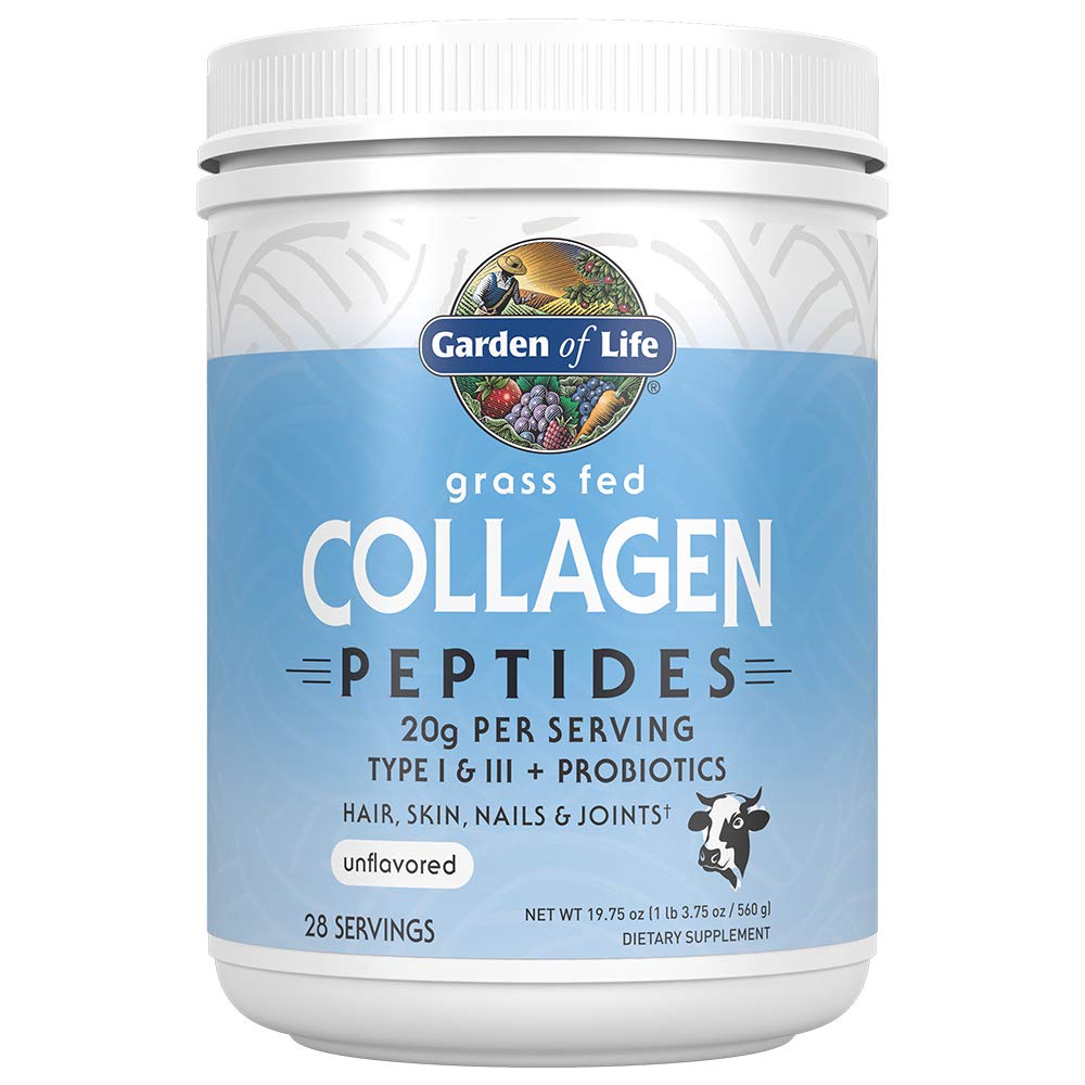 Zahrada života Tráva Fed Kolagen Powder, Elderberry Gummies - Imunitní podpora, Vlasy Kožní nehty Sponky, 120 Vegan Gluten Free Gummies