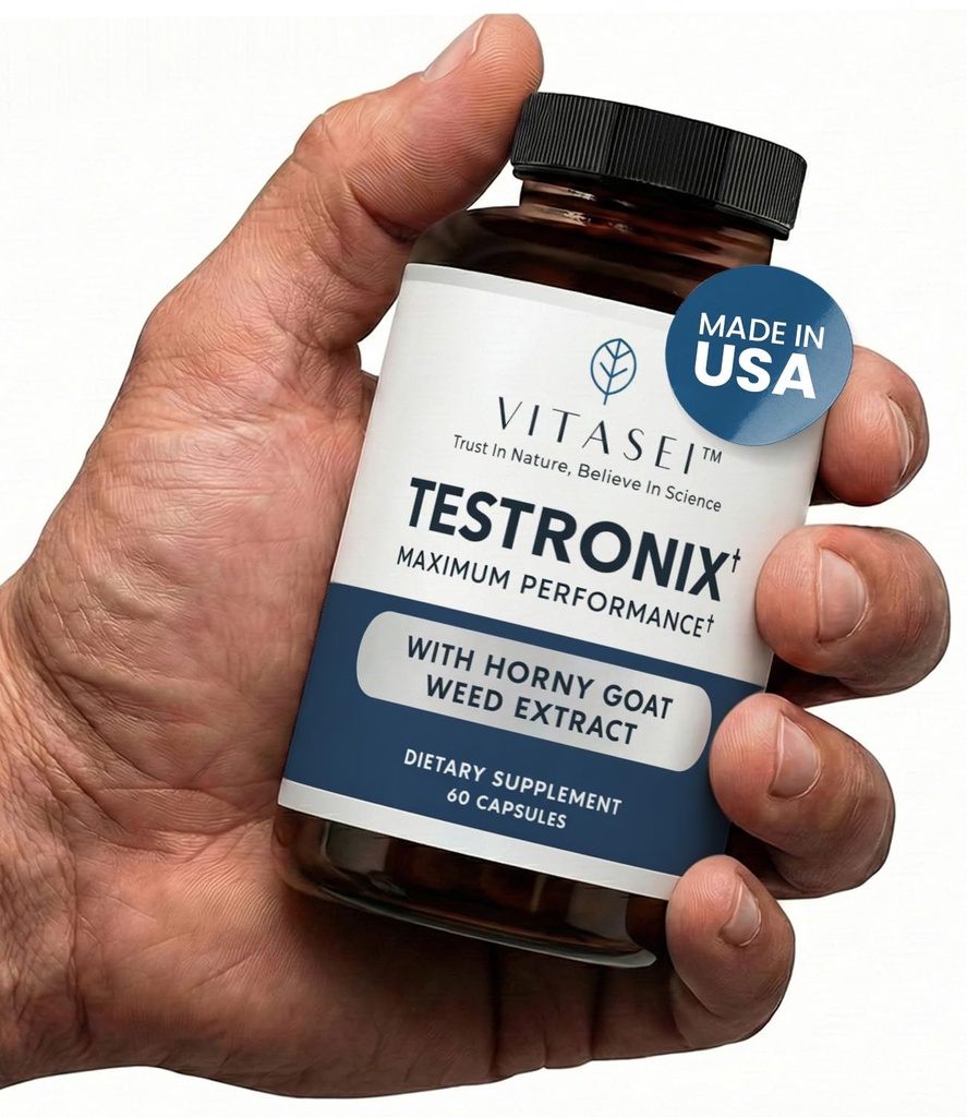 VITASEI Testronix Dodatek - Energetika a svalové doplňky pro zdraví - 60 Kapsle