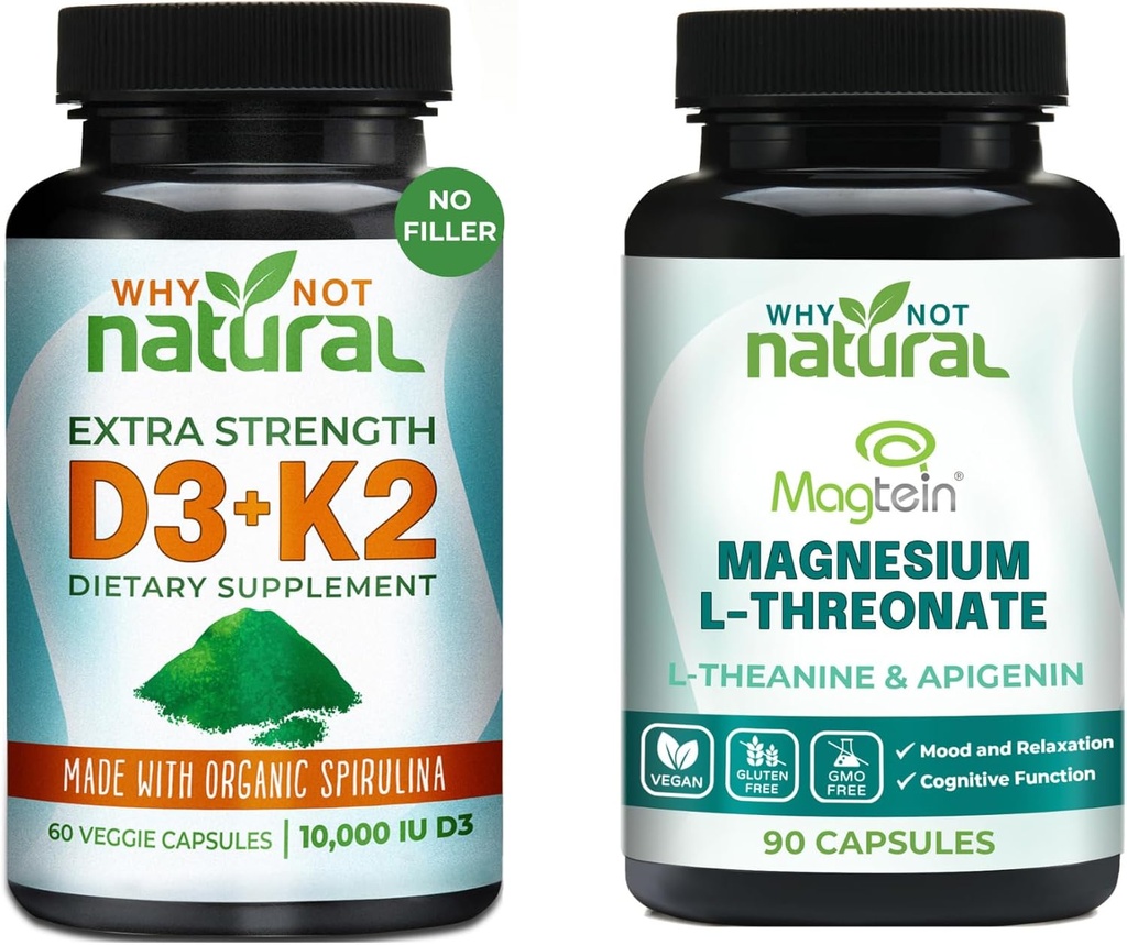 Proč ne přírodní komplex hořčíku L- Threonát a vitamin D3K2