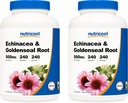 Nutricost Echinacea & Goldenseal Root, 500mg, 240 Kapsle (2 Lahve) - Veggie Caps, Non GMO, gluten zdarma