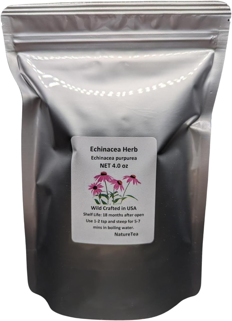 Echinacea Herb - Echinacea purpurea Loose Leaf C / S 100% z přírody (4 oz)