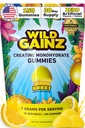 Kreatinové monohydrát Gummie pro muže a ženy 5000mg - Vyrobeno v USA, Testováno potencí, Vegan, Podporuje růst svalů, síla a kognitivní funkce, Non- GMO gluten- Free Lemon ochucené Creatine 150 Chews