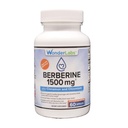 Wonder Laboratories Berberine HCL 1,500mg + Skořice, Chrom, a Bioperin Údržba pro glukózu, srdce a imunitní systém Zdraví Gluten & GMO zdarma - 60 Kapsle