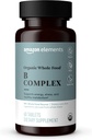 Elements Organic All Food B Complex, 98% All Food Source, Dietní a další složky získané z celých potravin, 60 tablet