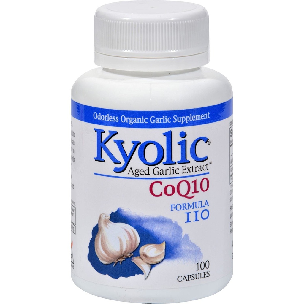 Kyolický vzorec 109 Starý česnek Extrakt s CoQ10 kapsle - 100 na balení - 3 balení na balení.
