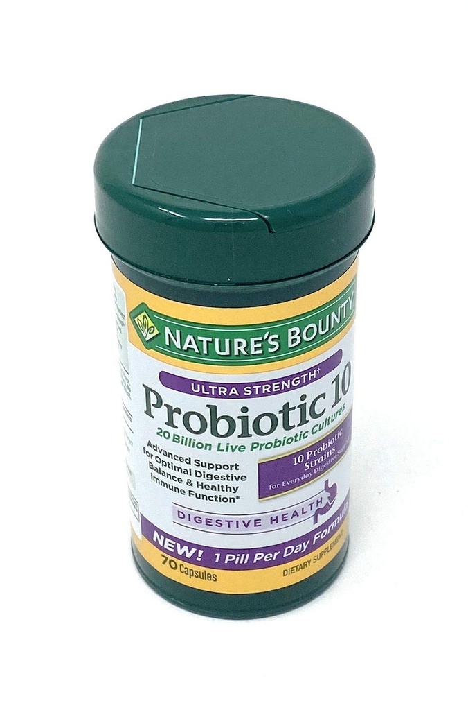 Přírodní Bounty Ultra síla Probiotic 10, 70 Kapsle