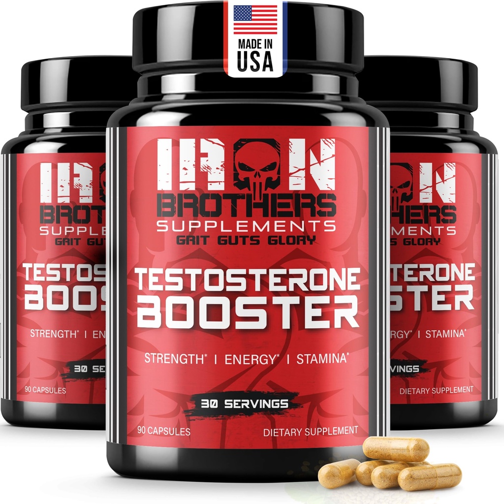 Testosteron Booster pro muže - Estrogen Blocker - dodatek přírodní energie, síla & Stamina - Lean Muscle Growth - Promotes Fat Loss - Zvýšení mužského výkonu (3 láhve)