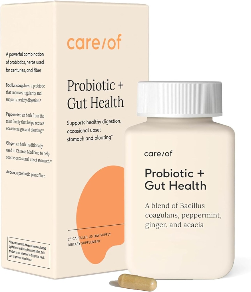 Péče / Probiotické + Gut Zdravotní dodatek pro ženy a muže - ZDARMA Wellness Tracker APP - Stravovací podpora pro úlevu od příležitostného plynu a nafouknutí - Sugar- Free, No Fillers, Certified C.L.E.A.N. - 25 Počet
