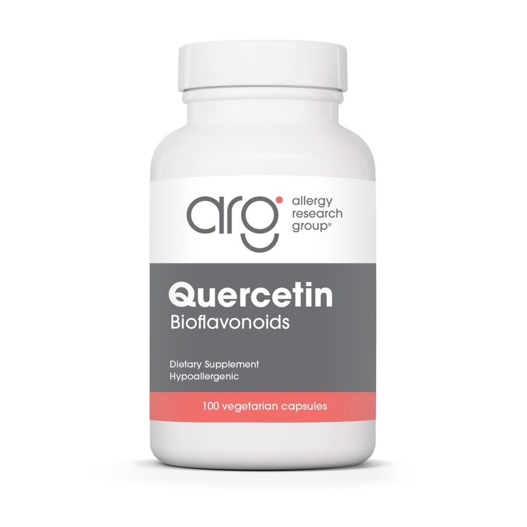 Alergie Research Group Quercetin Bioflavonoidy - Lemon Bioflavonoid Complex, Rutin, Citrus Extract, Hesperidin, Vegetariánské kapsle - 100 Počet
