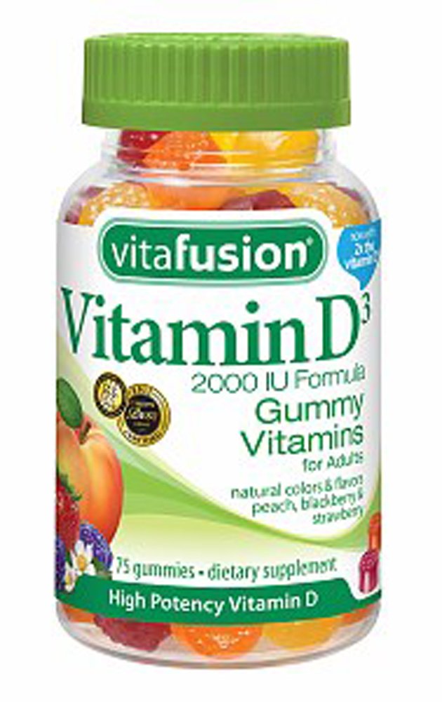 Vitafuze Vitamin D 2000 IU Dospělé gumy, 275 Počet