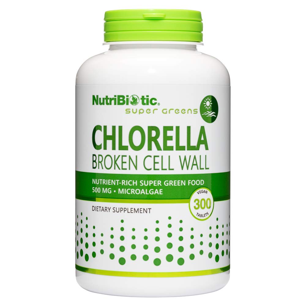 Nutrition Biotic- Chlorella Super Green Food 500 mg 300 Tabs pstruh 124; Broken Cell Wall Nutricent- Bohaté mikrořasy, voda pěstované Superfood pstruh 124; Chlorofyl s vitamíny, minerály a stopové prvky pstruh 124; Vegan & Non- GMO