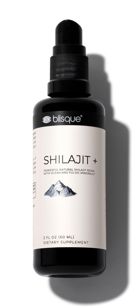 Blisque - Himalayan Shilajit Resin Mineral Kaps CLAS124; Pure, Natural, Organic CLAS124; pro Detox, Cleanse, Imunitary Support, Brain Booster, and Energy CLAS124; Obsahuje Fulvic Acid and Trace Minerals CLAS124; 2 FL OZ