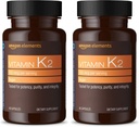 Prvky Vitamin K2 100 mcg, Vegan, 65 Kapsle, 2 Měsíční zásoba (Balení květen Vary) (Balení po 2)