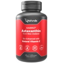 Naturalis Nový Zéland Astaxanthin (12mg) PHARMAN 124; Enhanced with Natural Vitamin E PHARMAN 124; Non- GMO, Soy & Gluten Free PHARMAN 124; 120 Softgels (4 měsíce dodávky)