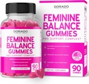 Ženská rovnováha pro ženy Gummies & PMS Gummies (90 hrabě) - Přírodní ženství Balance pro ženy - Křeče, nafouknutí, Mood Swings, Hot Flashes - Vyrobeno s brusinkou, Dong Quai & Chasteberry