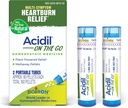 Boiron Acidil On The Go Travel Essential for Relief of Acid Reflux, Heartburn, Požití, Bloating, a Upset Stomach - 2 Počet (160 Pelety)