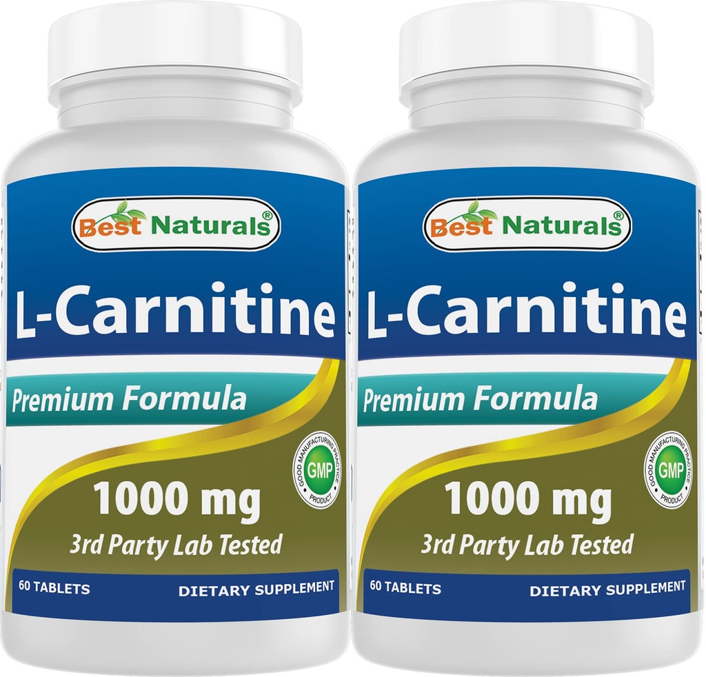 Nejlepší Naturals L- Carnitin 1000mg 60 tablet (60 Počet (balení po 2))