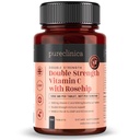 pureclinica vitamin C s Rosehip - 2000mg (1000mg VIT C & 1000mg Rosehip Extract) x 180 tablet - 6 měsíců dodávky!