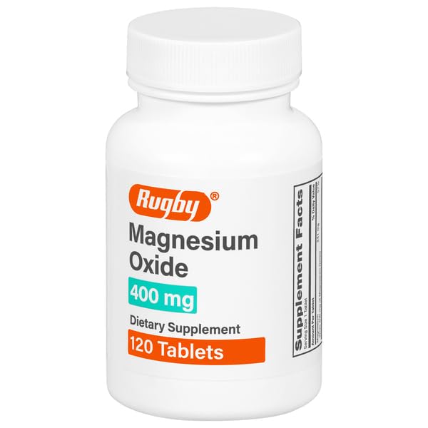 Rugby oxid hořečnatý 400 mg tablety - dodatek stravy - Bezlepkové - 120 Počet (1 balení)