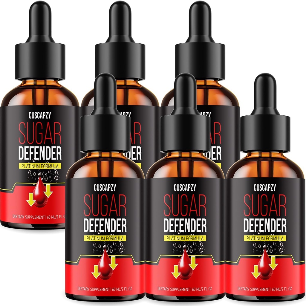 Není nutné předepisovat, Sugar Defender Kapky, Sugar Defender Liquid, Oficiální vzorec, Balení po 6